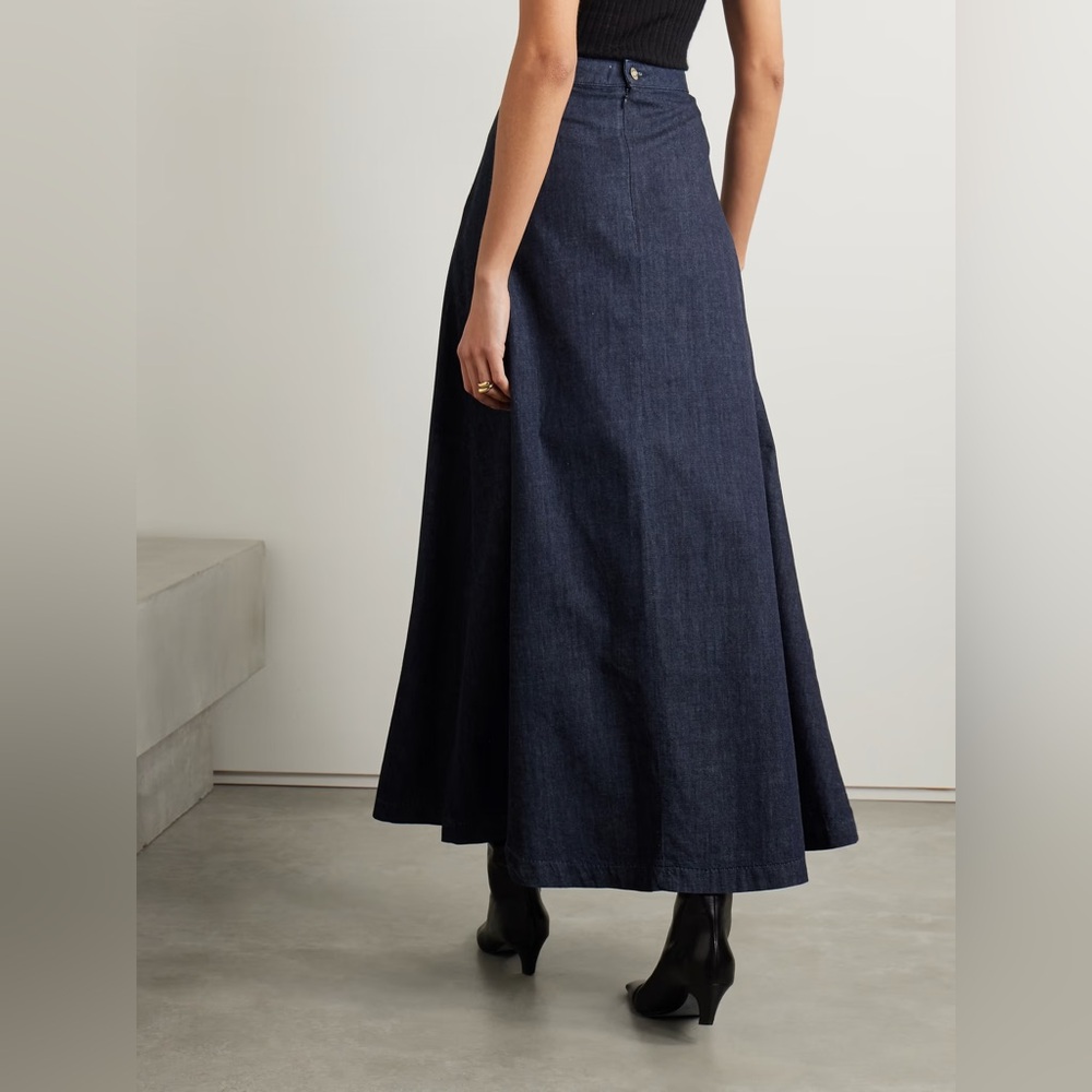 Nili lotan Astrid denim skirt 32 nwt maxi - Picture 6 of 10
